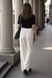 Штани широкі на резинці з костюмної тканини 2504.6876 фото 6